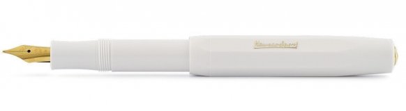 Ручка перьевая Kaweco Classic Sport M белая (корпус из пластика, перо позолота)