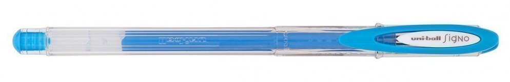 Гелевая ручка Signo Angelic Colour UM-120, голубой, 0.7 мм