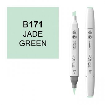 Маркер Touch Twin Brush 171 зеленый нефрит B171