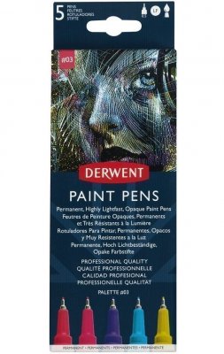 Набор капиллярных ручек Derwent Paint Pen №3 5шт