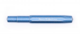 Ручка перьевая Kaweco AL Sport Stonewashed EF синий алюминиевый корпус