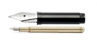 Ручка перьевая Kaweco Liliput EF латунный корпус