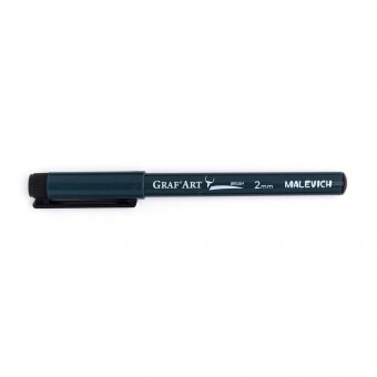 Капиллярная ручка Малевичъ Graf'Art, кисть толстая L