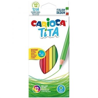 Карандаши цветные пластиковые Carioca 