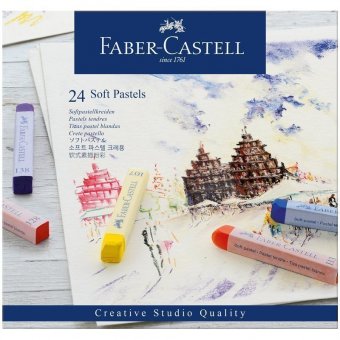 Пастель Faber-Castell "Soft pastels", 24  цветов, 285949