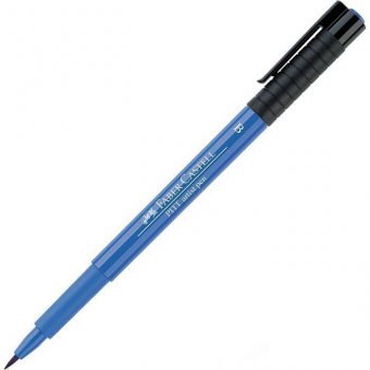 Набор капиллярных ручек Faber-Castell "Pitt Artist Pen Brush Blues" 6цв., 6шт., пластик. уп., европодвес