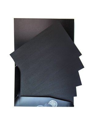 Папка с бумагой для сухих техник Малевичъ Graf'Art black, 150 г/м, А3, 25л