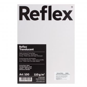 Калька REFLEX А4, 100 листов, белая R17120