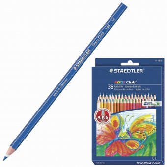 Карандаши цветные STAEDTLER "Noris club" 36 цветов, заточенные 144 ND36