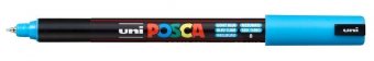 Маркер POSCA PC-1MR, голубой, 0.7 мм, игольчатый наконечник