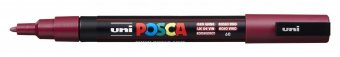 Маркер POSCA PC-3M, красное вино, 0.9 - 1.3 мм, пулевидный наконечник