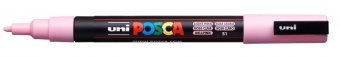 Маркер POSCA PC-3M, светло-розовый, 0.9 - 1.3 мм, пулевидный наконечник