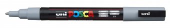 Маркер POSCA PC-3M, серый, 0.9 - 1.3 мм, пулевидный наконечник