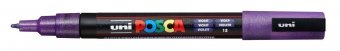 Маркер POSCA PC-3ML, фиолетовый с блёстками, 0.9 - 1.3 мм, пулевидный наконечник