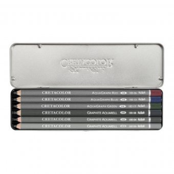 Набор графитовых карандашей CretacoloR Aqua Graph Set , 6 шт