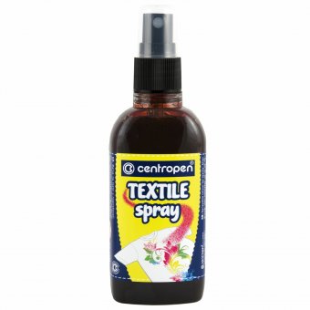 Краска-спрей для ткани и одежды КОРИЧНЕВАЯ CENTROPEN "Textile Spray", 110 мл, 1139, 9 1139 0011