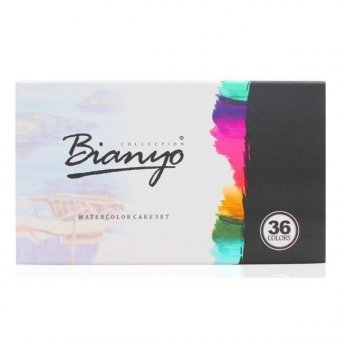 Краски акварельные профессиональные SoulArt Bianyo, 36 цветов
