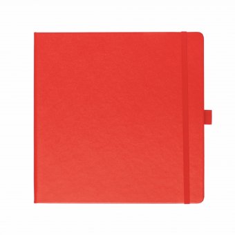 Блокнот для зарисовок Sketchmarker 140 г/кв.м 20х20cм 80л твердая обложка, красный