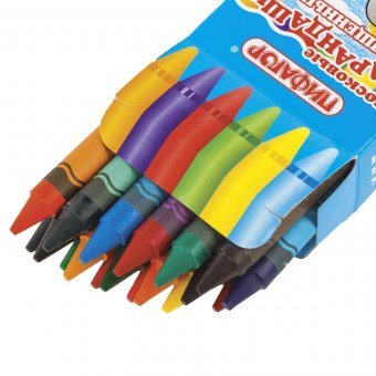 Восковые карандаши утолщенные ПИФАГОР 18 цветов 222967