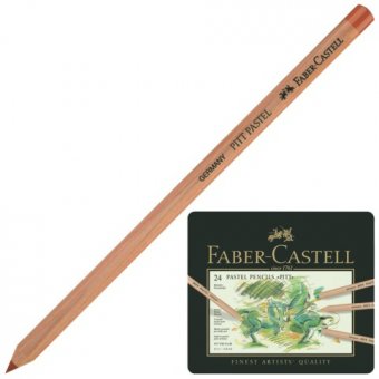 Карандаши пастельные Faber-Castell "Pitt", 24 цвета, металлическая коробка