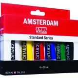 Набор акриловых красок Talens Amsterdam Стандарт 6 цветов*20 мл, 17820406