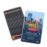 Набор карандашей Derwent Procolour 12 цветов, металлическая коробка