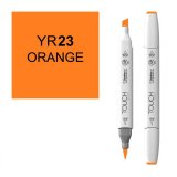 Маркер Touch Twin Brush 023 оранжевый YR23