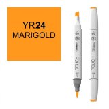 Маркер Touch Twin Brush 024 желтое золото YR24