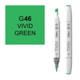 Маркер Touch Twin Brush 046 яркий зеленый G46