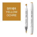 Маркер Touch Twin Brush 101 желтая охра BR101