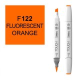 Маркер Touch Twin Brush 122 флюр оранжевый F122