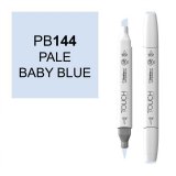 Маркер Touch Twin Brush 144 бледный голубой PB144