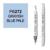 Маркер Touch Twin Brush 272 светлый серо-зеленый PB272