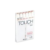 Набор маркеров Touch Twin Brush 6 цветов телесные тона