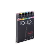 Набор маркеров Touch Twin 6 цветов пастельные тона