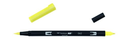 Маркер-кисть Tombow ABT Dual Brush Pen 062 бледно-желтый