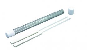 Ластик-ручка Tombow MONO Zero Eraser прямоугольный наконечник 2,5х5 мм, бело-сине-черный корпус + 2 ластика