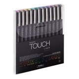 Набор Touch Liner Brush 12 шт (цветные)