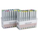Набор спиртовых маркеров Finecolour Sketch Twin Marker 36 штук
