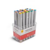 Набор спиртовых маркеров Finecolour Junior Marker 24 штуки