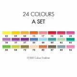 Набор линеров Finecolour Liner 24 цвета (A)