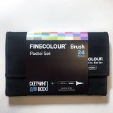 Набор маркеров Finecolour Brush 24 цвета в пенале Пастель