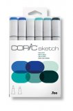 Набор маркеров на спиртовой основе Copic Sketch небо и море 6 цветов