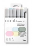 Набор маркеров на спиртовой основе Copic Sketch смешанные цвета 6 цветов