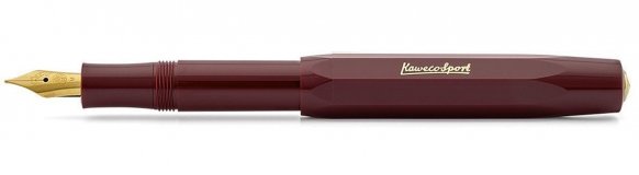 Ручка перьевая Kaweco Classic Sport BB бордовая (корпус из пластика, перо позолота)