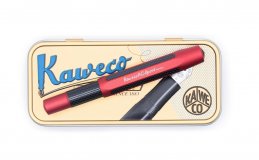 Ручка перьевая Kaweco AC Sport EF красная (иридиевое перо, алюминиевый корпус с карбоновыми вставками)