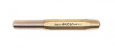 Ручка перьевая Kaweco BRASS Sport EF коричневый