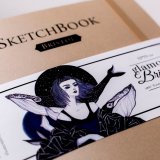 Скетчбук Малевичъ для графики и маркеров Bristol Glamour, бронза, 180 г/м, 19х19 см, 20л