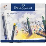 Карандаши цветные Faber-Castell "Goldfaber" 48 цветов, круглые, метал. коробка