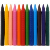 Мелки пластиковые Faber-Castell "Grip" 12 цветов, трехгранные